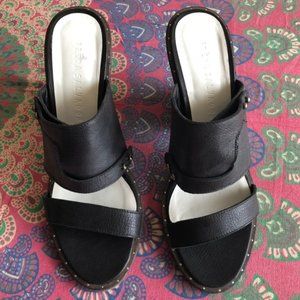 Black Freda Salvador Sandals (Never Worn)